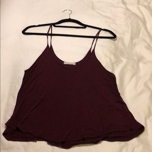 lush maroon tank top from Nordstrom’s